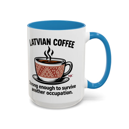Latvian Coffee Mug | Funny Latvian Heritage Gift | BalticAF