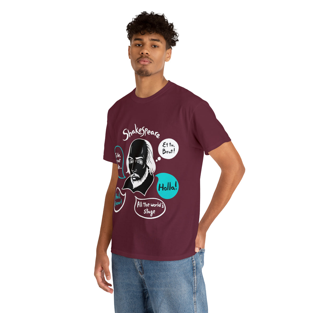 SHAKESPEARE (dark) - Unisex Heavy Cotton Tee