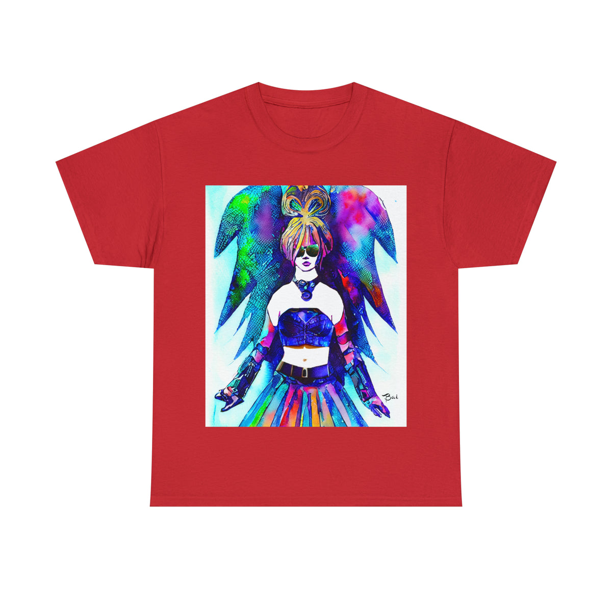 CYBER GIRL - Airt on a Shirt  - Unisex Heavy Cotton Tee - AUS