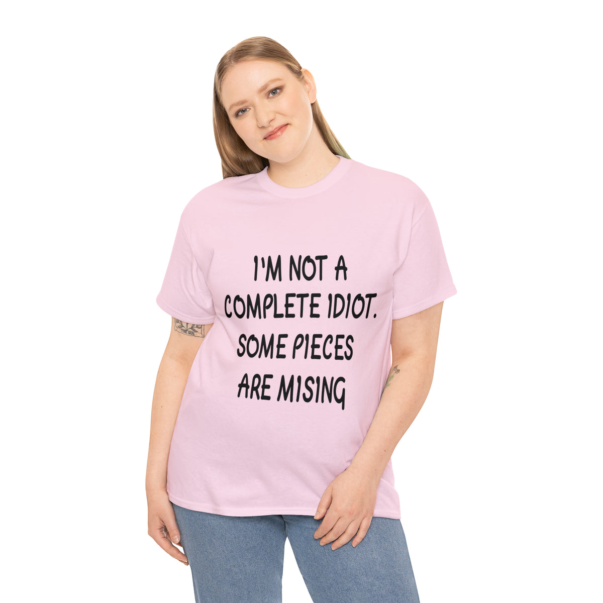 I'M NOT A COMPLETE ID*** - Unisex Heavy Cotton Tee - AUS
