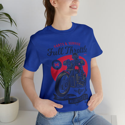 FULL THROTTLE Parts & Service - Unisex Jersey Short Sleeve Tee