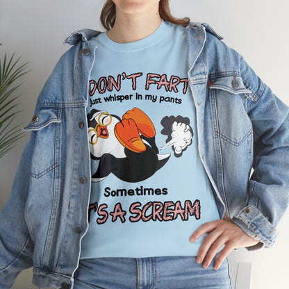 I DON'T FA*T - Funny Unisex Heavy Cotton Tee - USA