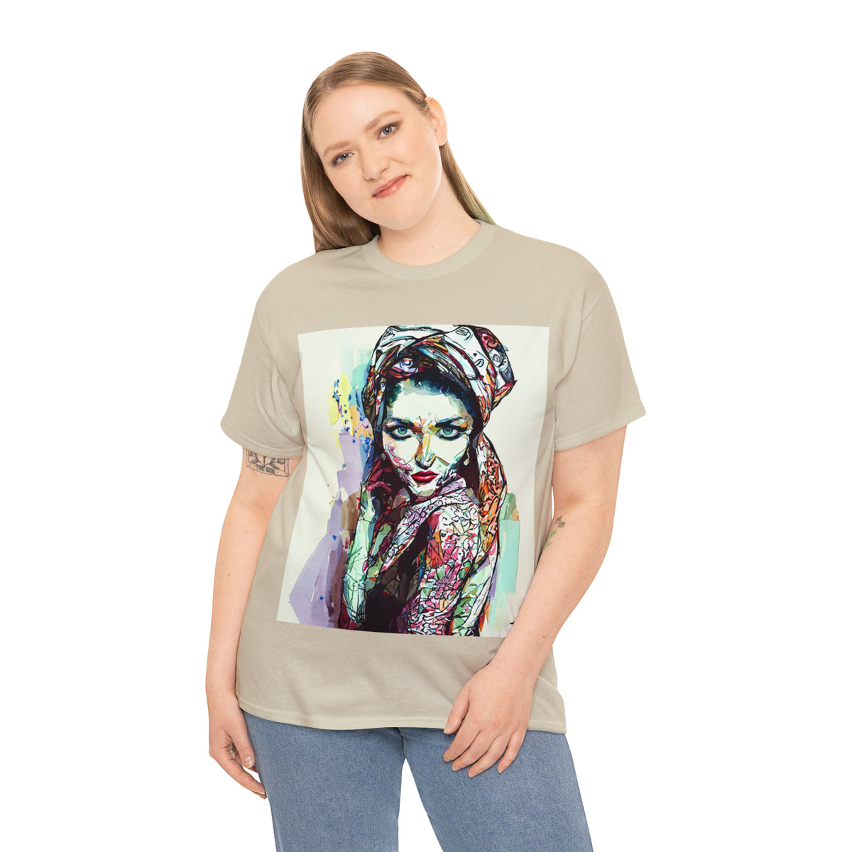 EASTERN BEAUTY - Airt on a Shirt  - Unisex Heavy Cotton Tee - AUS
