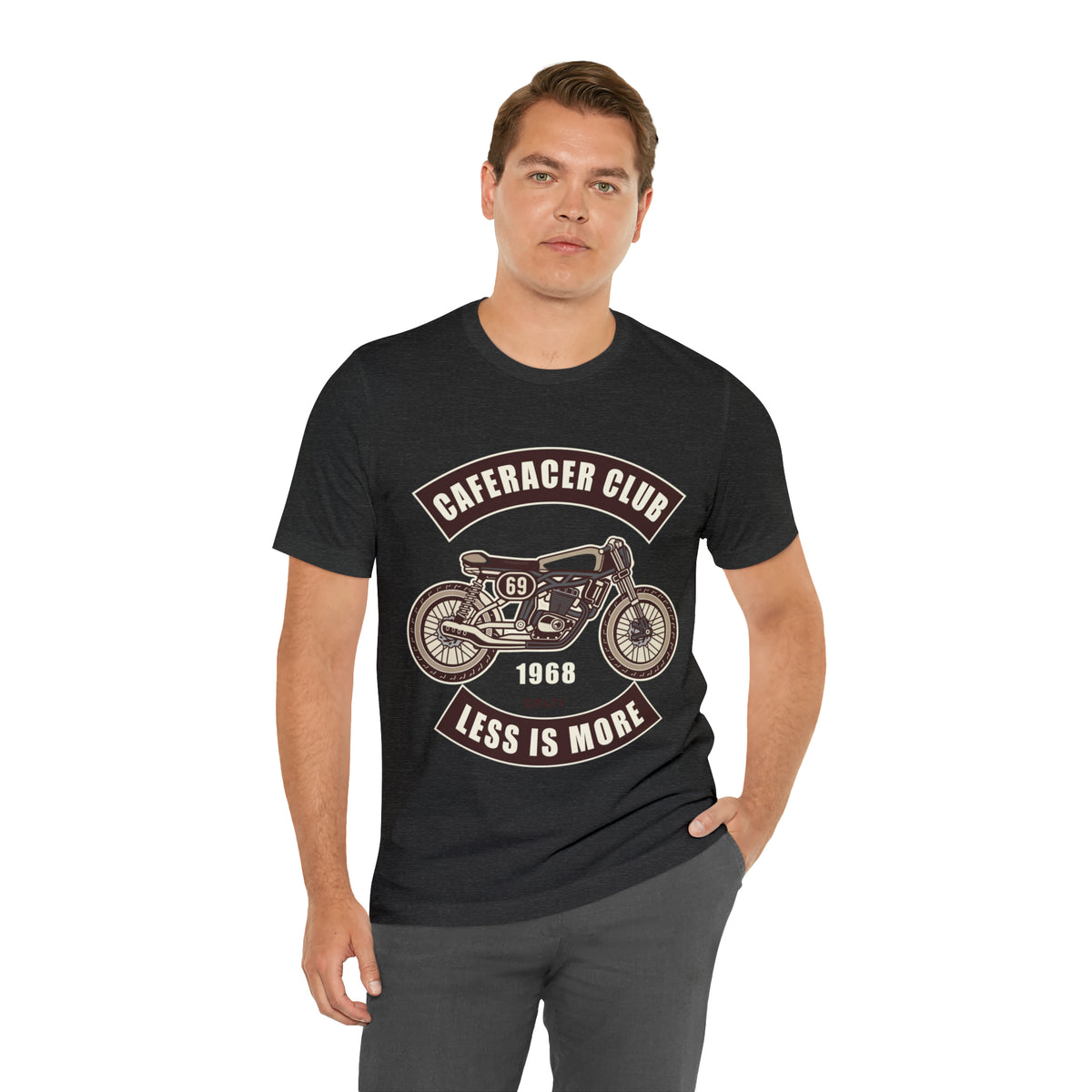 CAFE RACE CLUB Less is More - Unisex Jersey Short Sleeve Tee