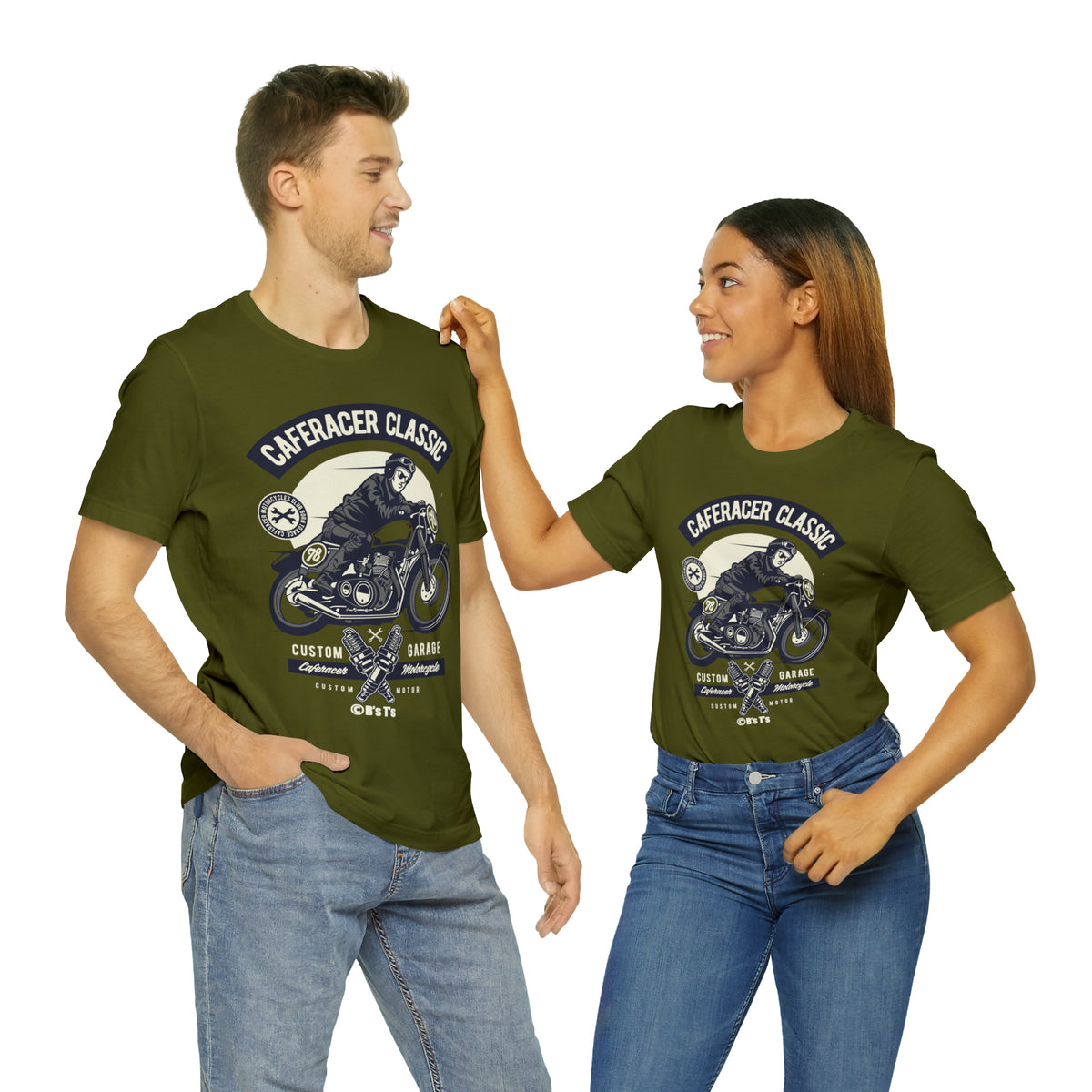 CAFE RACER Classic - Unisex Jersey Short Sleeve Tee