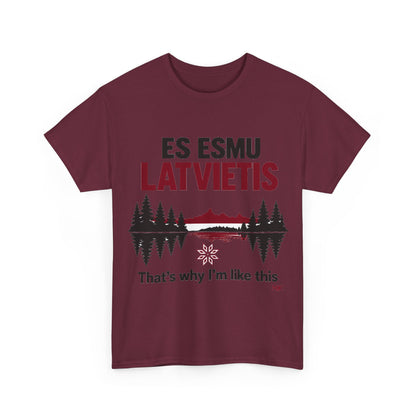 Es Esmu Latvietis T-Shirt | Proud Latvian Heritage Gift | BalticAF