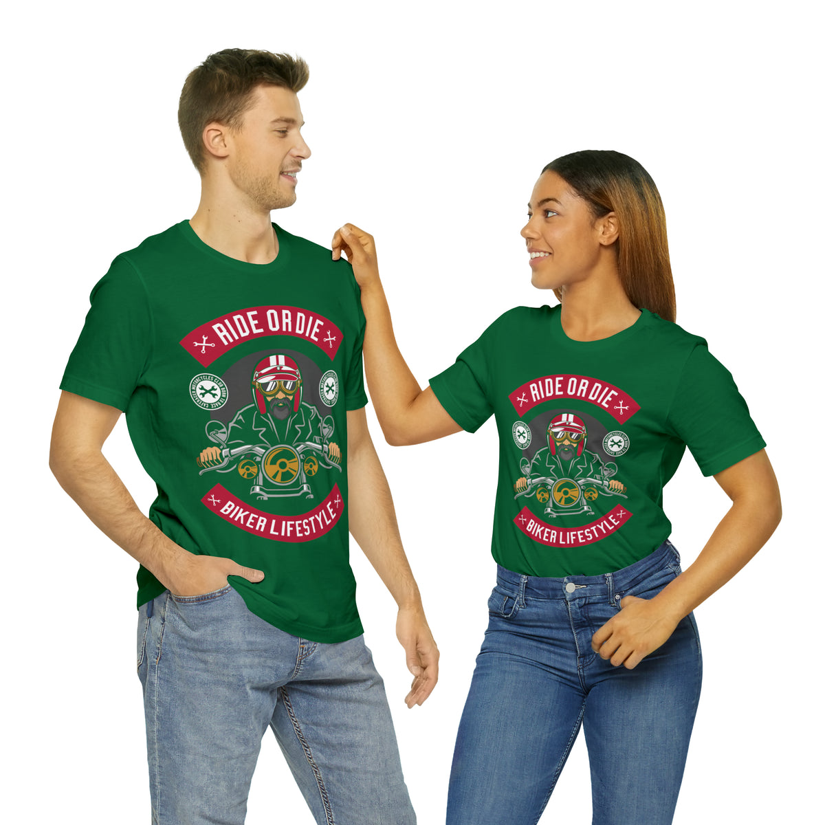 BIKER LIFESTYLE - Ride or Die - Unisex Jersey Short Sleeve Tee