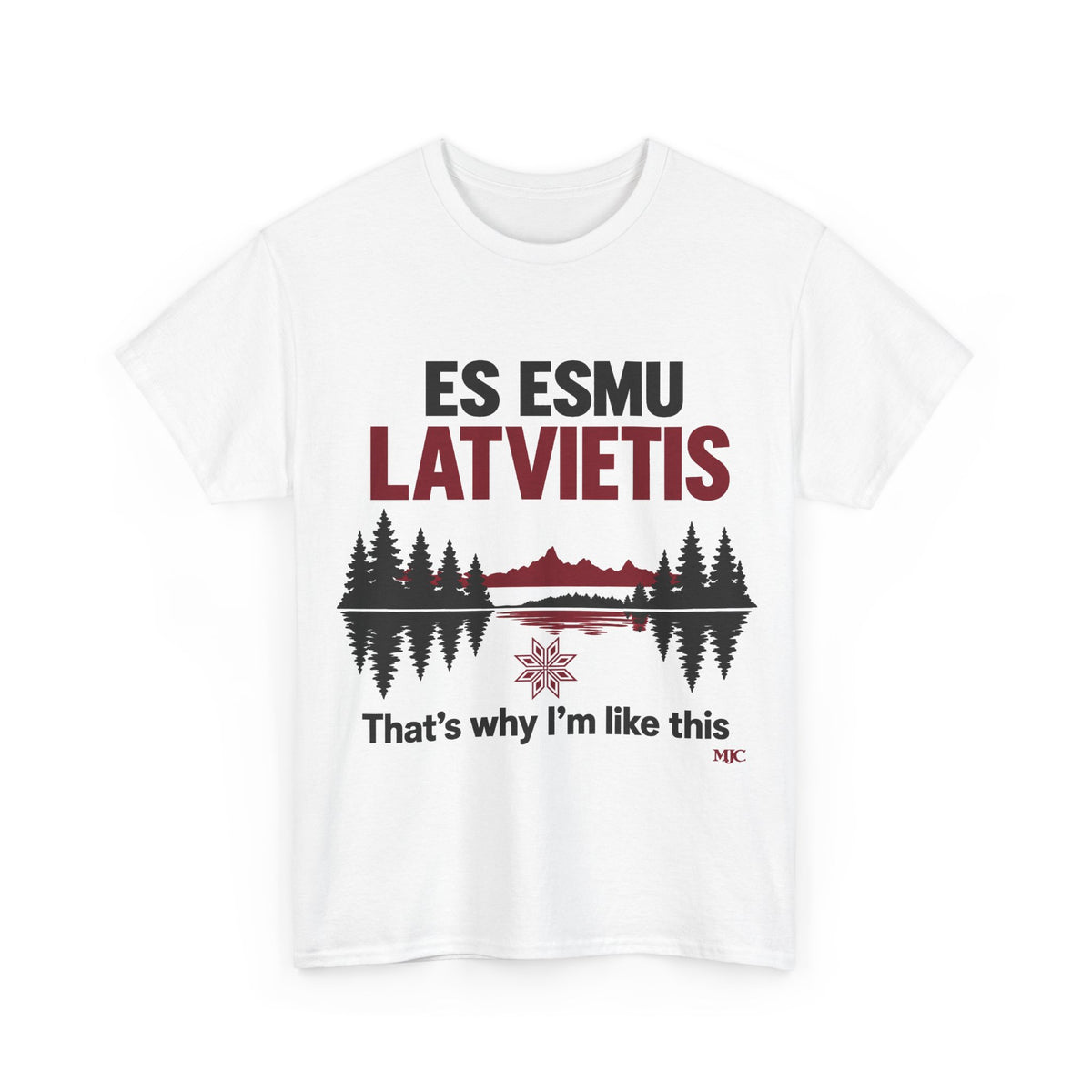 Es Esmu Latvietis T-Shirt | Proud Latvian Heritage Gift | BalticAF