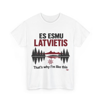 Es Esmu Latvietis T-Shirt | Proud Latvian Heritage Gift | BalticAF