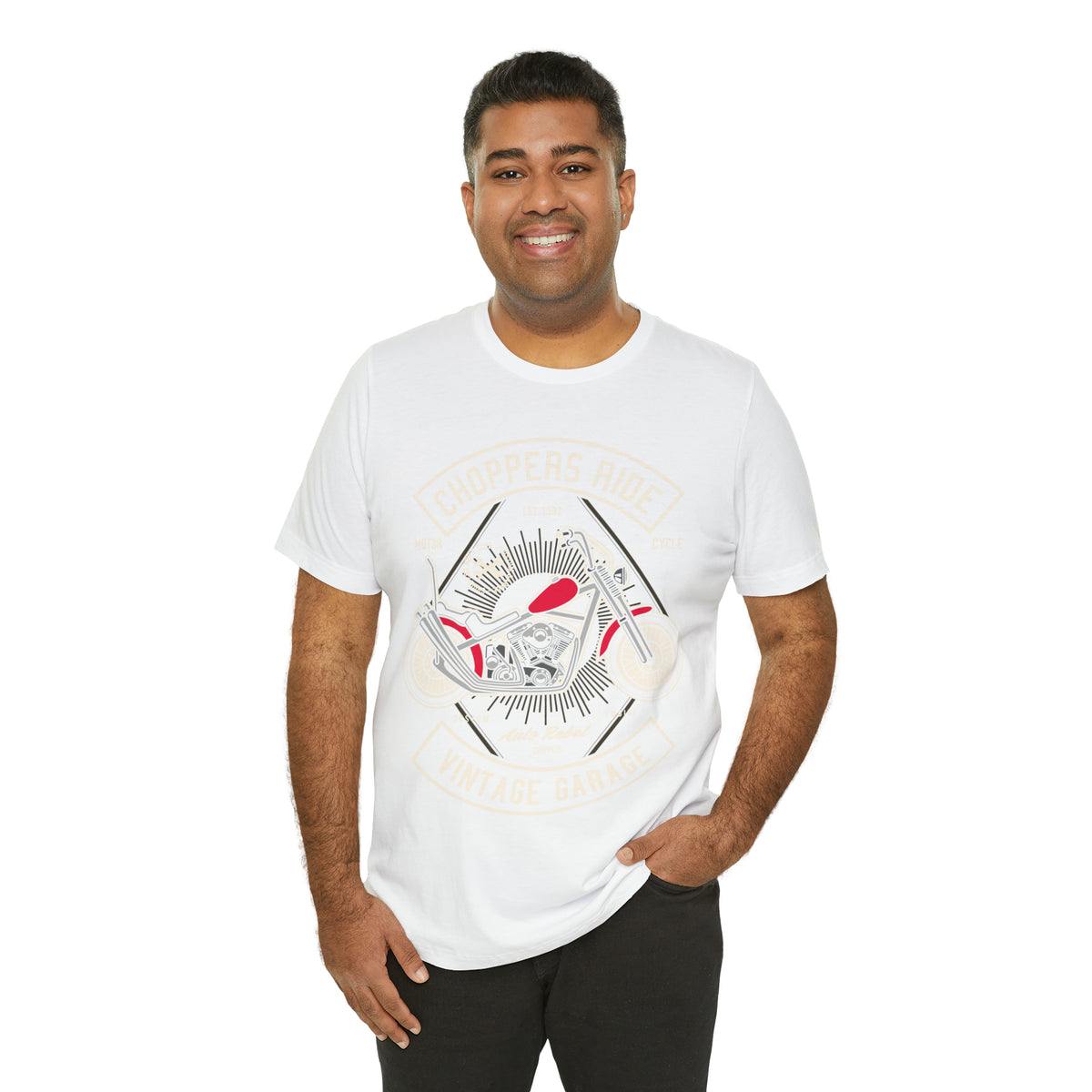 CHOPPERS RIDE Vintage Classic - Unisex Jersey Short Sleeve Tee