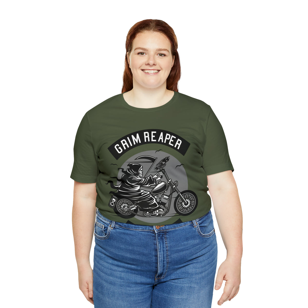 GRIM REAPER Death Motor Club - Unisex Jersey Short Sleeve Tee