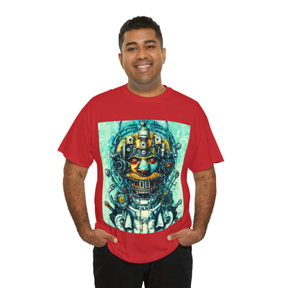 CYBERPUNK STEAMPUNK AUTON - Airt on a Shirt  - Unisex Heavy Cotton Tee - AUS