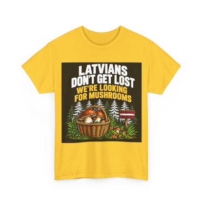 Latvian Mushroom Hunting T-Shirt | Funny Latvian Gift | BalticAF