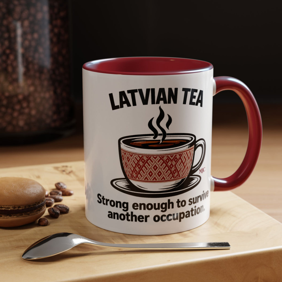 Latvian Tea Mug | Latvian Heritage & Humour Gift | BalticAF