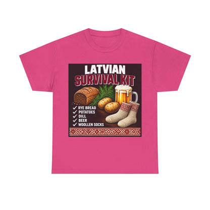 Latvian Survival Kit T-Shirt | Funny Latvian Gift | BalticAF