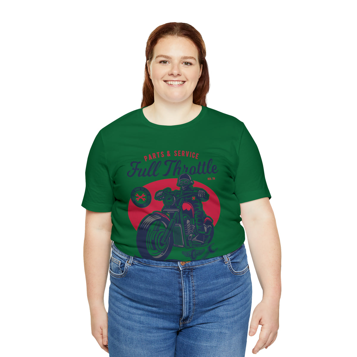 FULL THROTTLE Parts & Service - Unisex Jersey Short Sleeve Tee