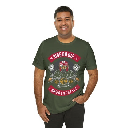 BIKER LIFESTYLE - Ride or Die - Unisex Jersey Short Sleeve Tee