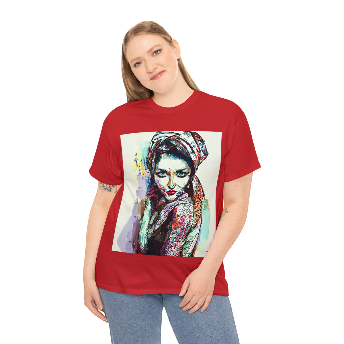 EASTERN BEAUTY - Airt on a Shirt  - Unisex Heavy Cotton Tee - AUS