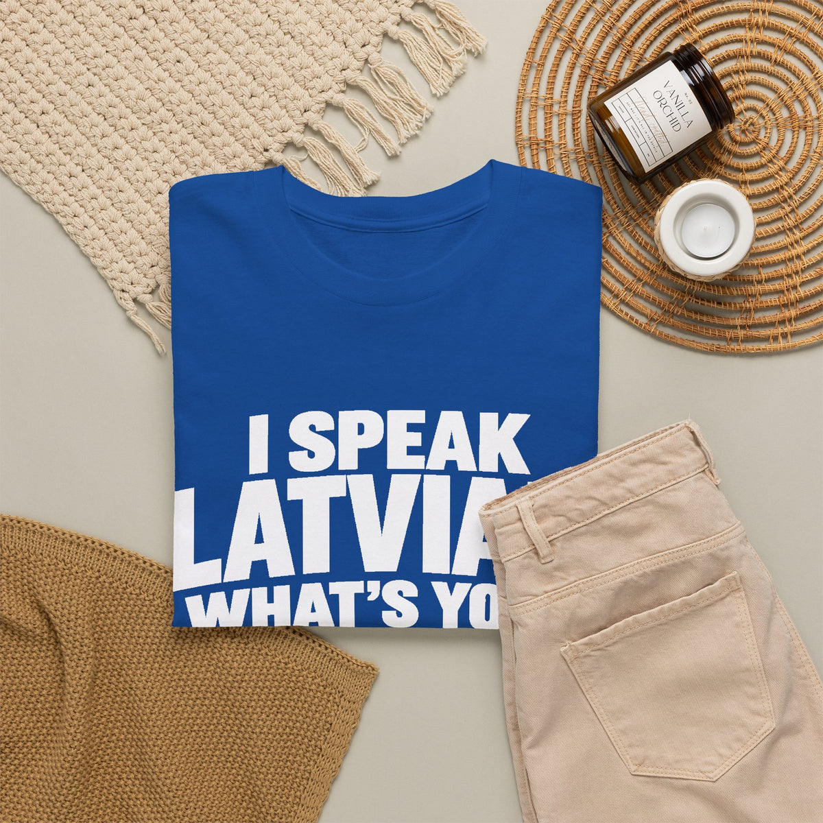 I Speak Latvian. What's Your Superpower? T-Shirt | Funny Latvian Heritage Gift | BalticAF