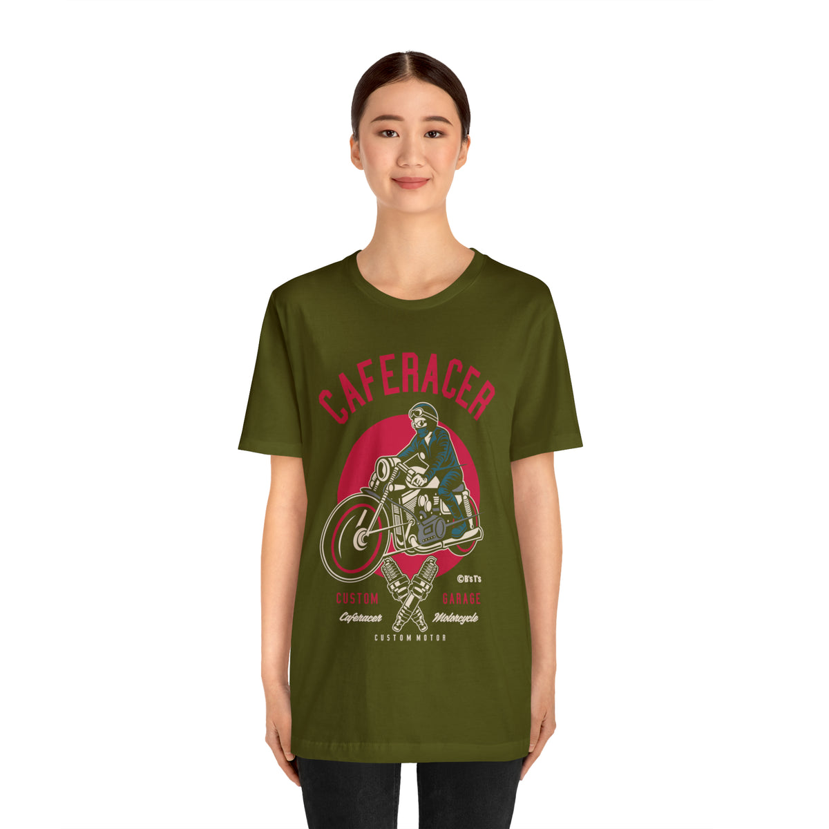 CAFE RACER Custom Garage - Unisex Jersey Short Sleeve Tee