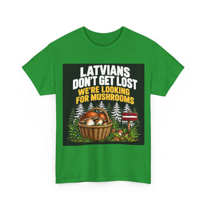 Latvian Mushroom Hunting T-Shirt | Funny Latvian Gift | BalticAF