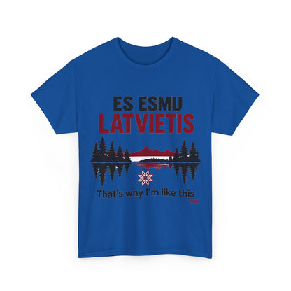 Es Esmu Latvietis T-Shirt | Proud Latvian Heritage Gift | BalticAF