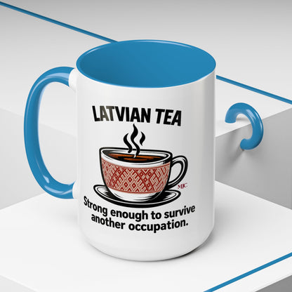 Latvian Tea Mug | Latvian Heritage & Humour Gift | BalticAF