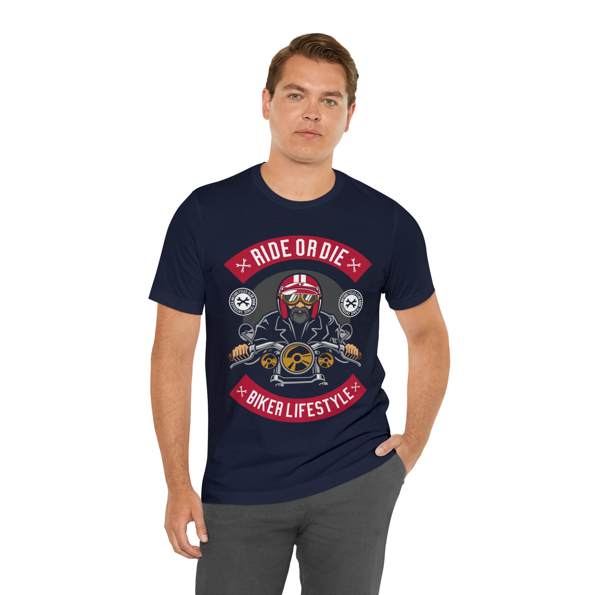 BIKER LIFESTYLE - Ride or Die - Unisex Jersey Short Sleeve Tee