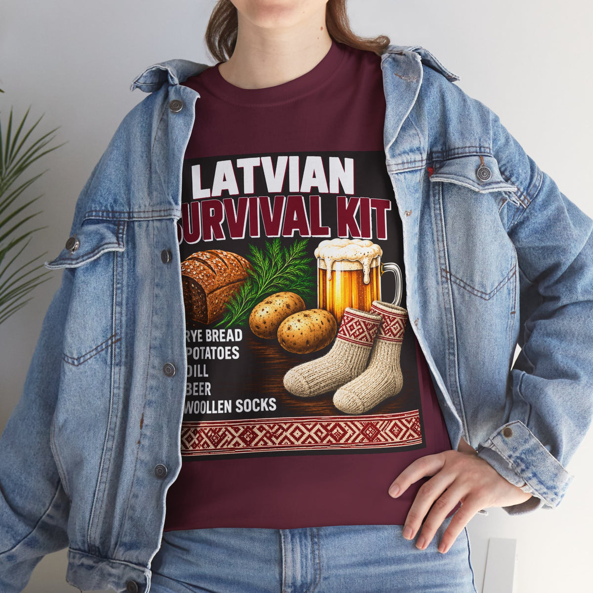 Latvian Survival Kit T-Shirt | Funny Latvian Gift | BalticAF
