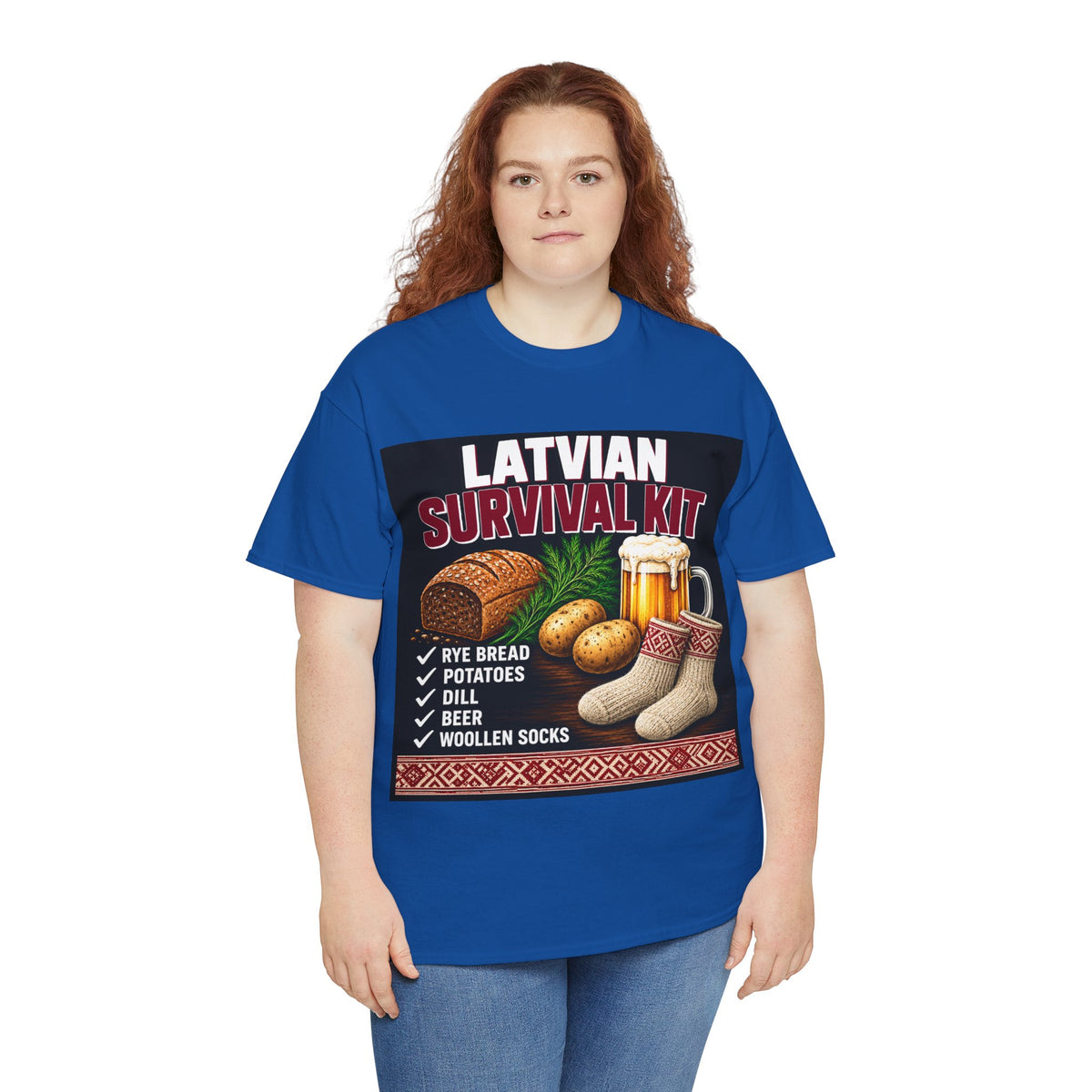 Latvian Survival Kit T-Shirt | Funny Latvian Gift | BalticAF