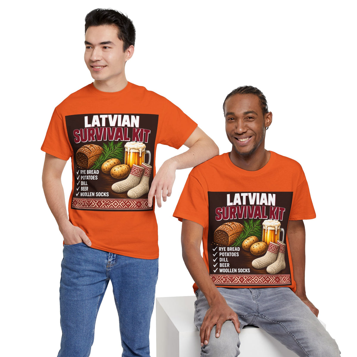 Latvian Survival Kit T-Shirt | Funny Latvian Gift | BalticAF