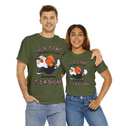 I DON'T FA*T - Funny Unisex Heavy Cotton Tee - USA