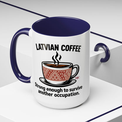 Latvian Coffee Mug | Funny Latvian Heritage Gift | BalticAF