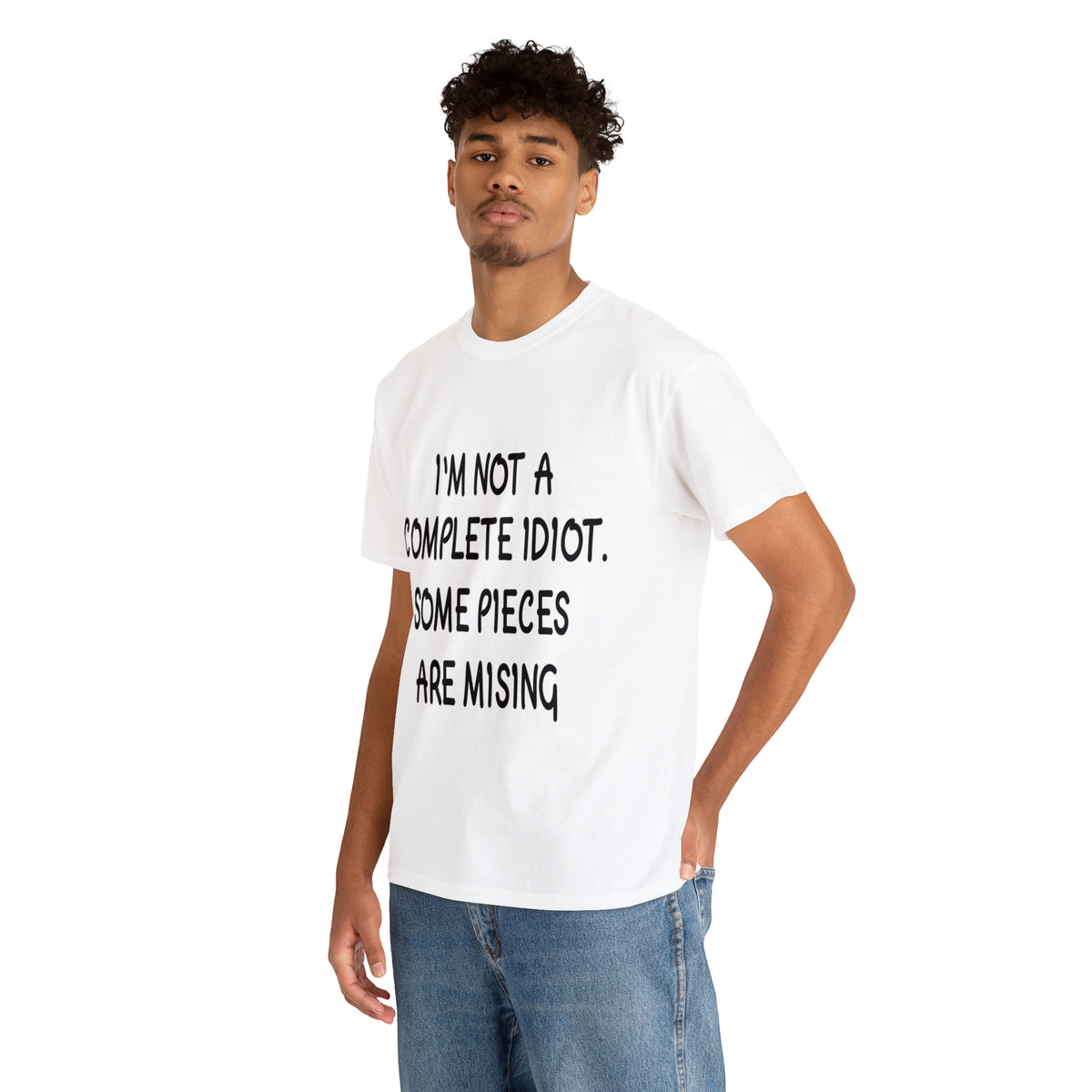 I'M NOT A COMPLETE ID*** - Unisex Heavy Cotton Tee - AUS