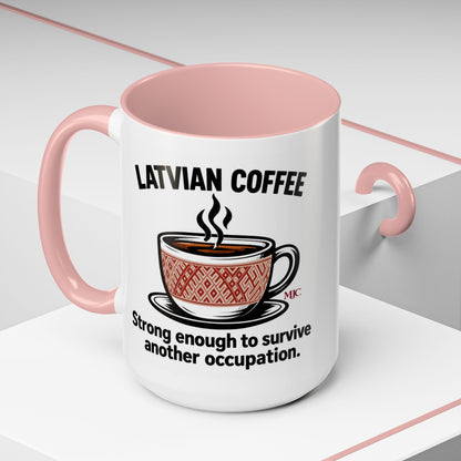 Latvian Coffee Mug | Funny Latvian Heritage Gift | BalticAF
