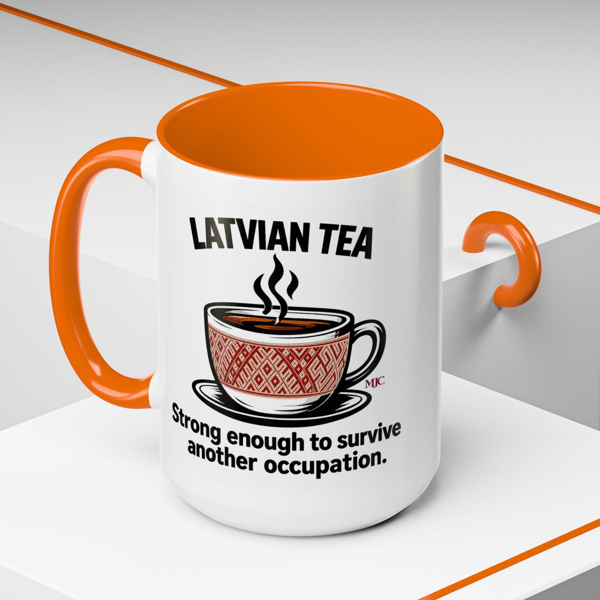 Latvian Tea Mug | Latvian Heritage & Humour Gift | BalticAF