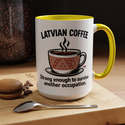 Latvian Coffee Mug | Funny Latvian Heritage Gift | BalticAF