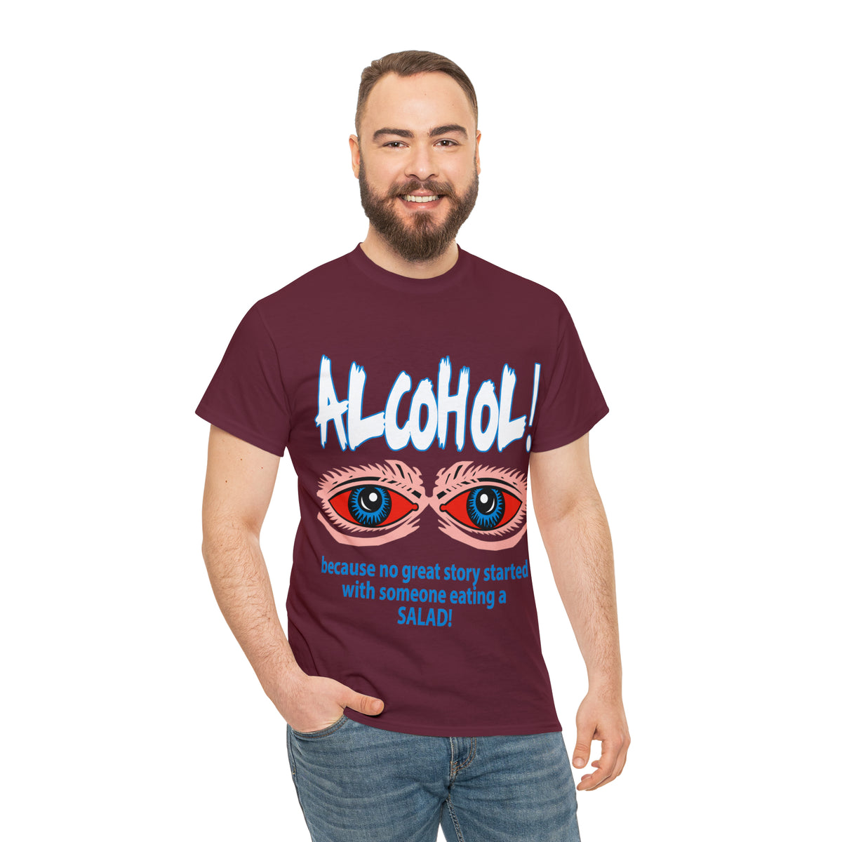 "ALC****" vs Salad - Funny Unisex Heavy Cotton Tee - AUS