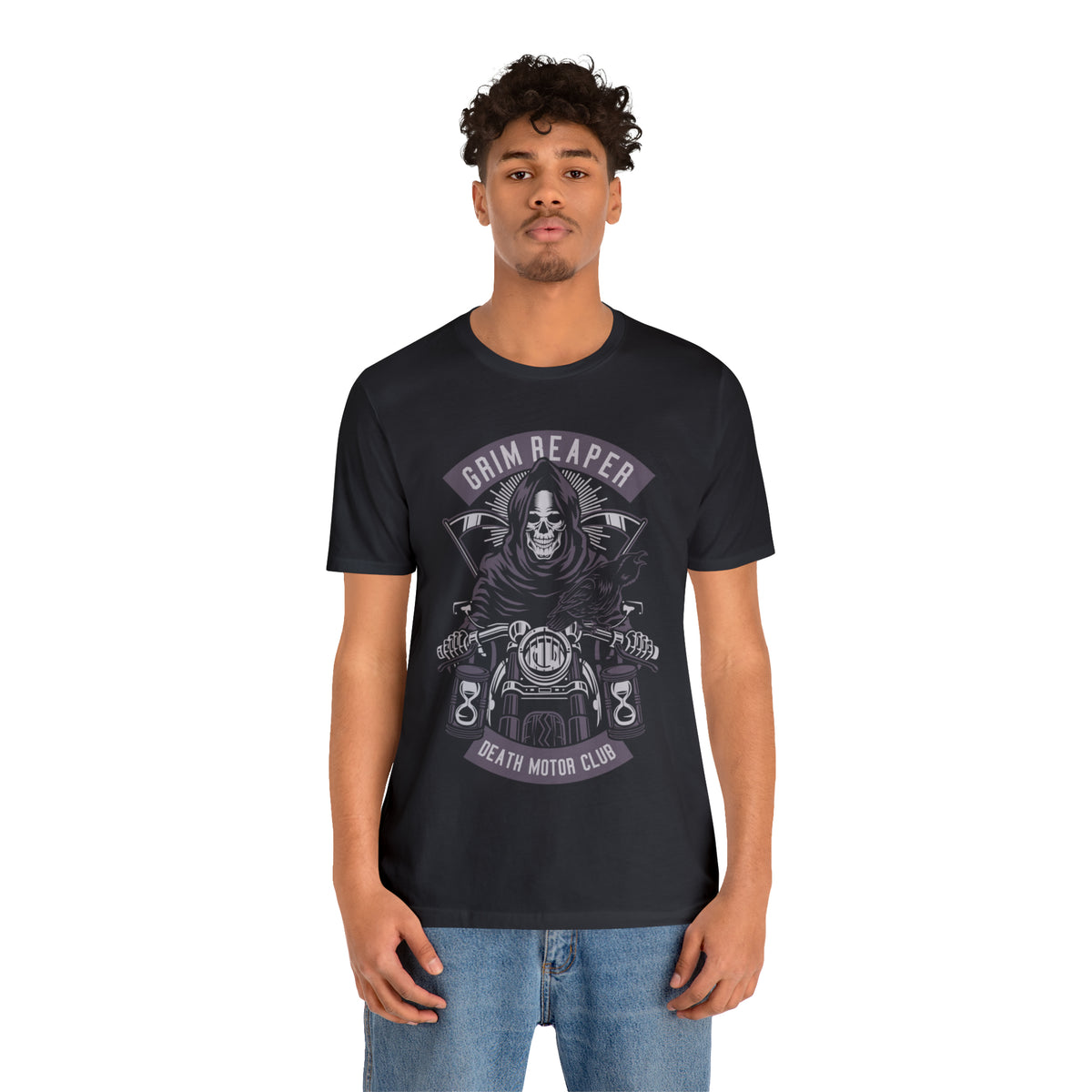 GRIM REAPER Moto Club - Unisex Jersey Short Sleeve Tee