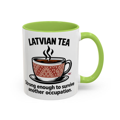 Latvian Tea Mug | Latvian Heritage & Humour Gift | BalticAF
