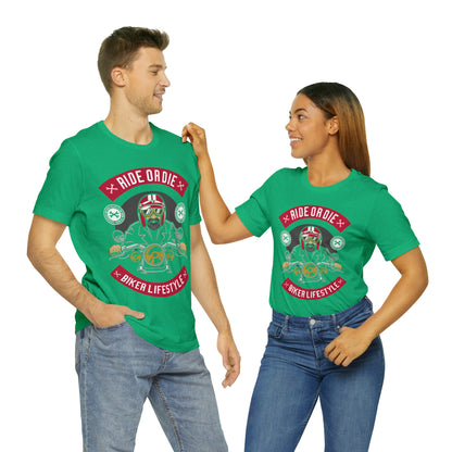 BIKER LIFESTYLE - Ride or Die - Unisex Jersey Short Sleeve Tee