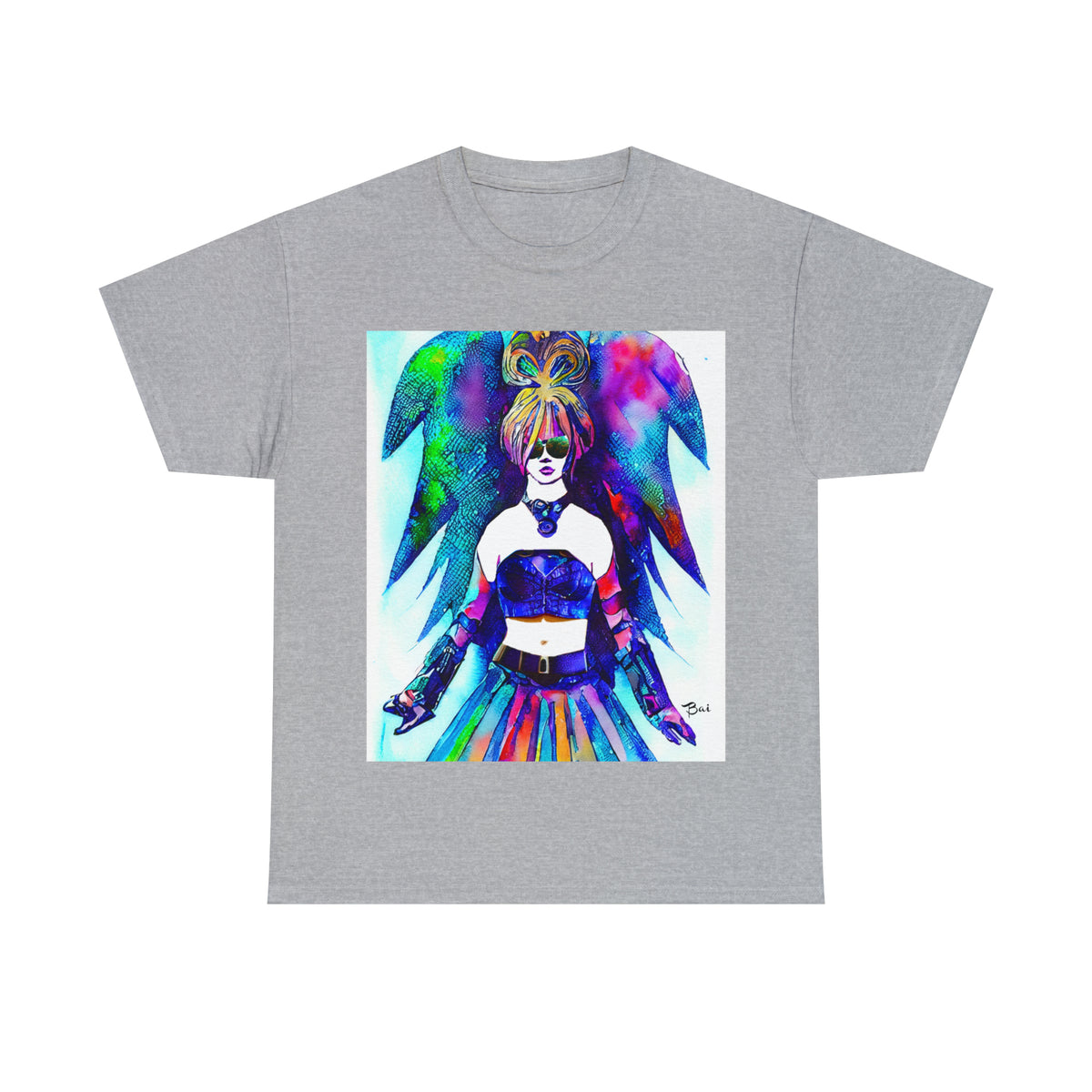 CYBER GIRL - Airt on a Shirt  - Unisex Heavy Cotton Tee - AUS