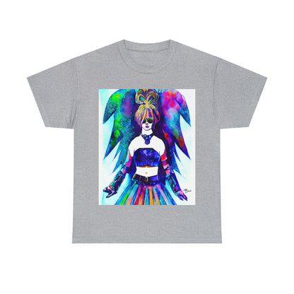 CYBER GIRL - Airt on a Shirt  - Unisex Heavy Cotton Tee - AUS