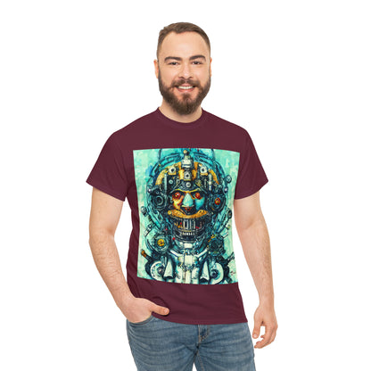 CYBERPUNK STEAMPUNK AUTON - Airt on a Shirt  - Unisex Heavy Cotton Tee - AUS
