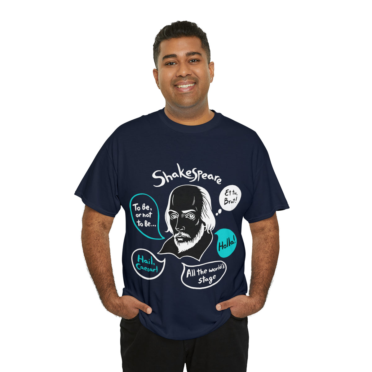 SHAKESPEARE (dark) - Unisex Heavy Cotton Tee