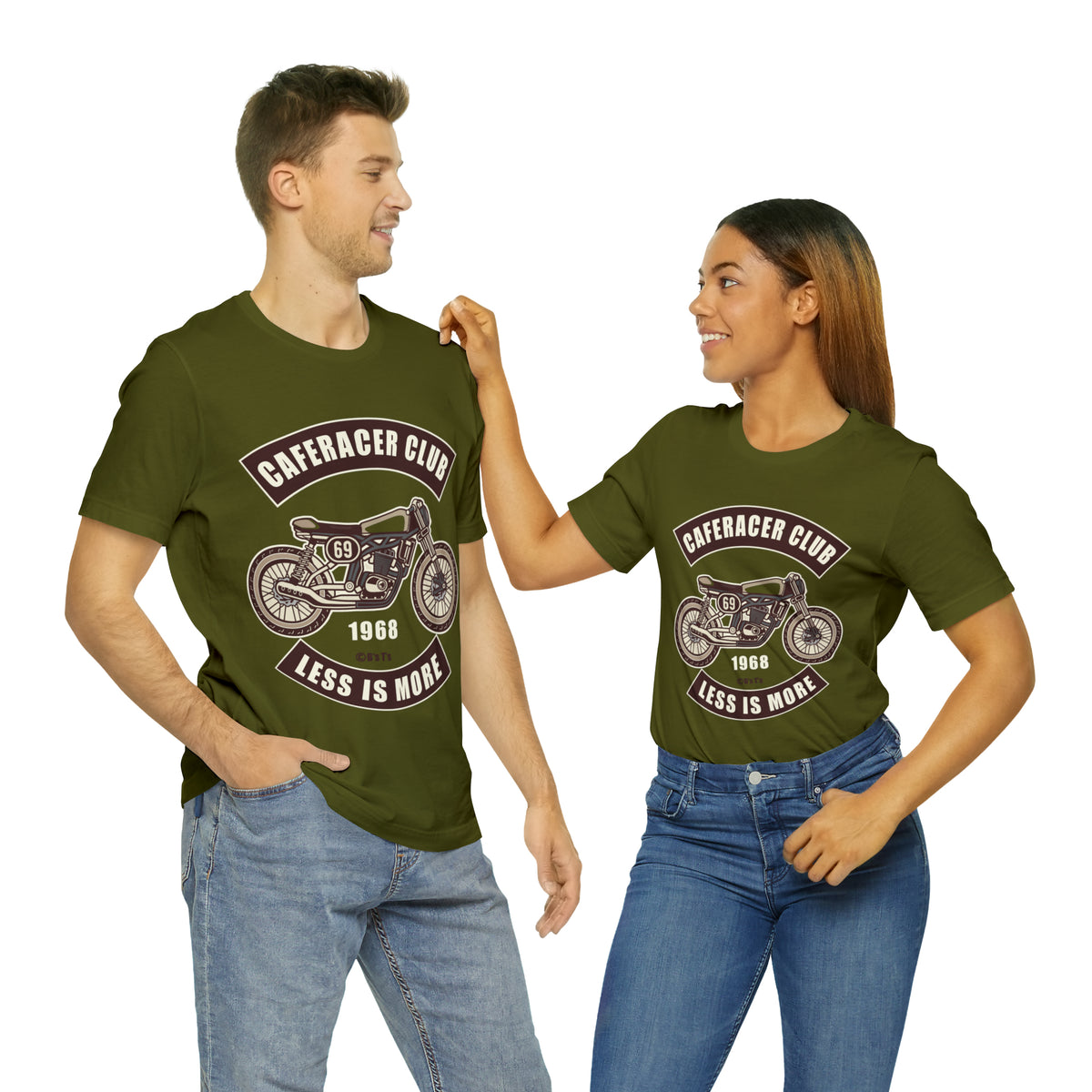 CAFE RACE CLUB Less is More - Unisex Jersey Short Sleeve Tee