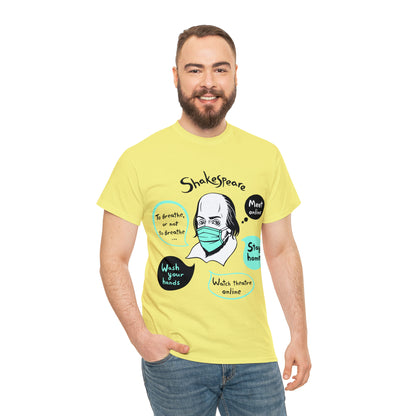 COVID-19 SHAKESPEARE (light) - Unisex Heavy Cotton Tee