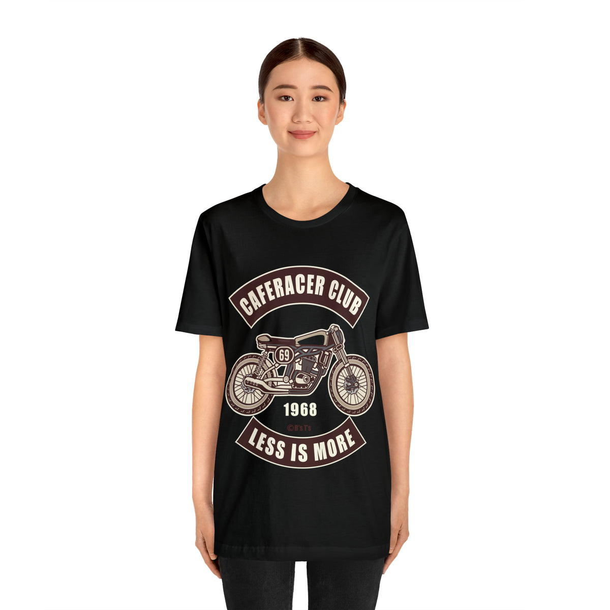 CAFE RACE CLUB Less is More - Unisex Jersey Short Sleeve Tee