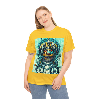 CYBERPUNK STEAMPUNK AUTON - Airt on a Shirt  - Unisex Heavy Cotton Tee - AUS