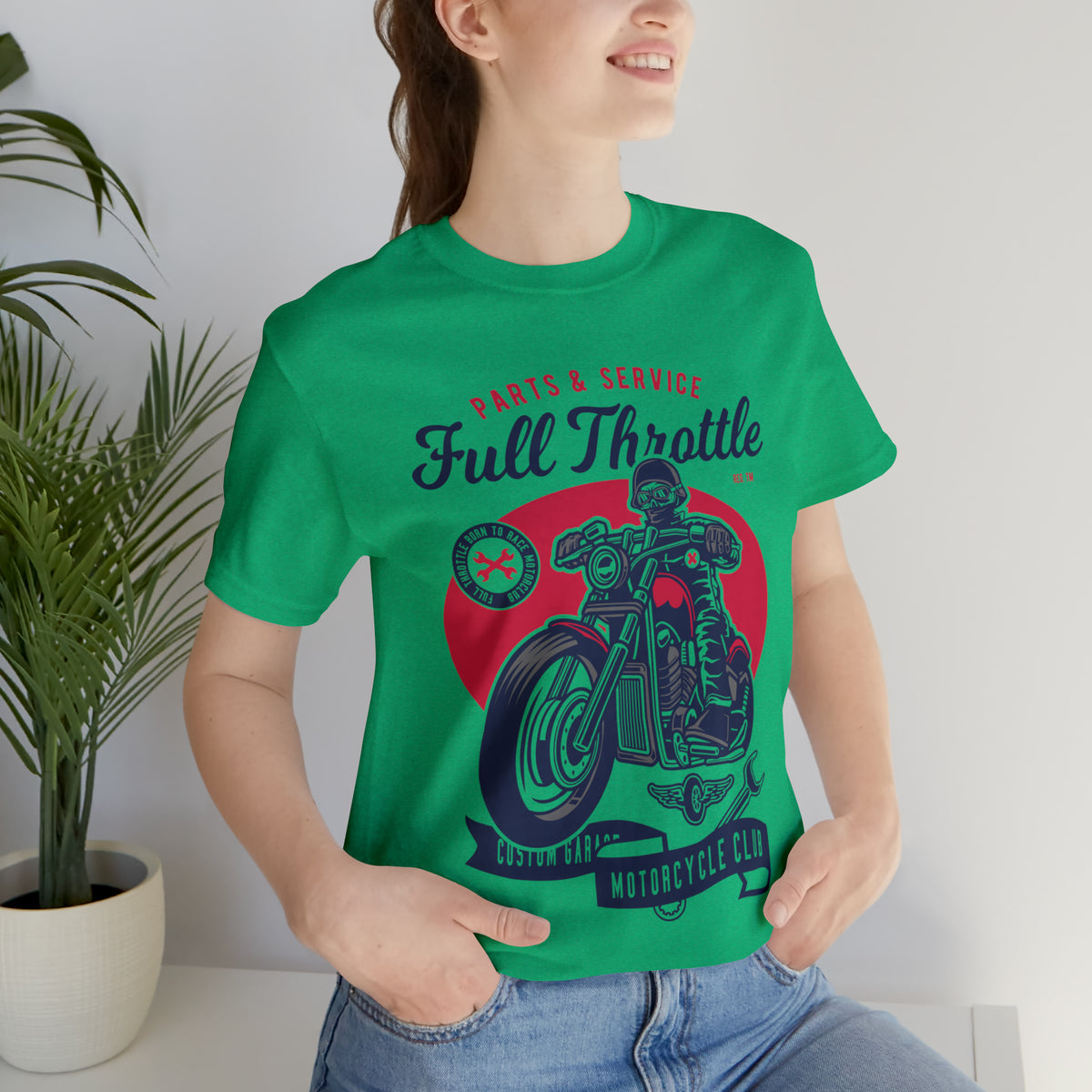 FULL THROTTLE Parts & Service - Unisex Jersey Short Sleeve Tee